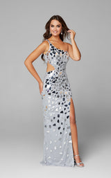 6 of 23 Primavera Couture 3623 Dress Platinum