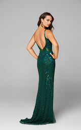 5 of 10 Primavera Couture 3626 Dress Forest-Green