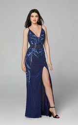 2 of 10 Primavera Couture 3626 Dress Midnight