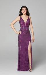4 of 10 Primavera Couture 3626 Dress Plum