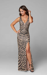 1 of 8 Primavera Couture 3634 Dress Beige