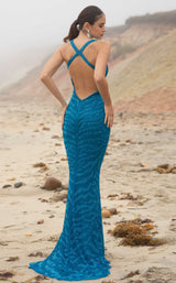 6 of 8 Primavera Couture 3634 Dress Peacock