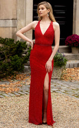 Primavera Couture 3635 Dress Red