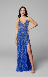 2 of 16 Primavera Couture 3636 Dress Blue