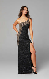 1 of 9 Primavera Couture 3637 Dress Black