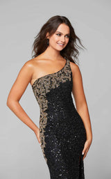 8 of 9 Primavera Couture 3637 Dress Black