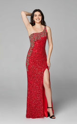4 of 9 Primavera Couture 3637 Dress Red