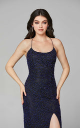 19 of 25 Primavera Couture 3638 Dress Black-Blue