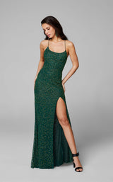 5 of 25 Primavera Couture 3638 Dress Forest-Green