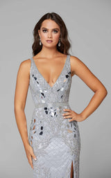 14 of 14 Primavera Couture 3640 Dress Platinum