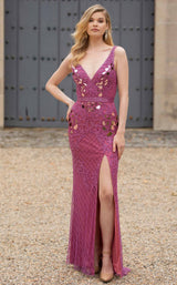 7 of 14 Primavera Couture 3640 Dress Raspberry