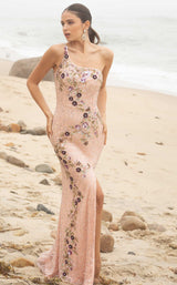 Primavera Couture 3641 Dress Blush-Multi