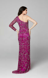 5 of 10 Primavera Couture 3645 Dress Cranberry