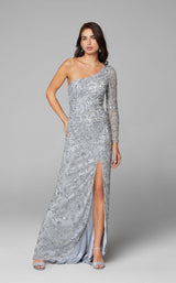 4 of 10 Primavera Couture 3645 Dress Platinum