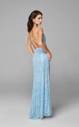 7 of 10 Primavera Couture 3648 Dress Powder-Blue