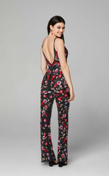 2 of 4 Primavera Couture 3651 Jumpsuit Black-Multi
