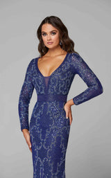 6 of 7 Primavera Couture 3676 Dress Midnight