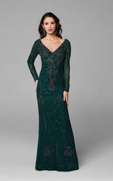 2 of 10 Primavera Couture 3677 Dress Forest-Green