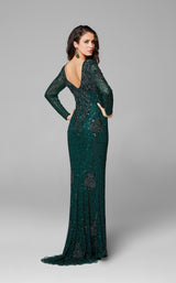 6 of 10 Primavera Couture 3677 Dress Forest-Green