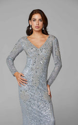 10 of 10 Primavera Couture 3677 Dress Platinum