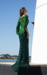 Primavera Couture 3680 Dress Forest-Green