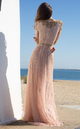 4 of 4 Primavera Couture 3686 Dress Rose-Gold