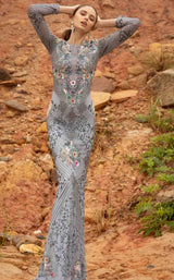 2 of 6 Primavera Couture 3689 Dress Platinum