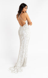 8 of 17 Primavera Couture 3721 Dress Ivory