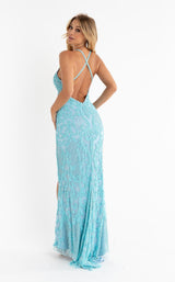 9 of 17 Primavera Couture 3721 Dress Light-Turquoise