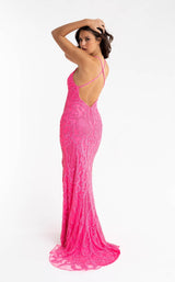 10 of 17 Primavera Couture 3721 Dress Neon-Pink