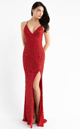 5 of 17 Primavera Couture 3721 Dress Red