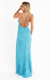 13 of 17 Primavera Couture 3721 Dress Turquoise