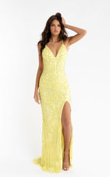 7 of 17 Primavera Couture 3721 Dress Yellow
