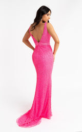 10 of 13 Primavera Couture 3723 Dress Neon-Pink