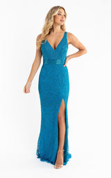 5 of 13 Primavera Couture 3723 Dress Peacock