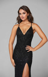 9 of 12 Primavera Couture 3724 Dress Black