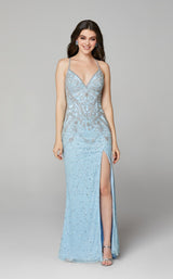 3 of 12 Primavera Couture 3724 Dress Powder-Blue