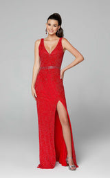3 of 12 Primavera Couture 3725 Dress Red