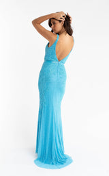 9 of 12 Primavera Couture 3725 Dress Turquoise