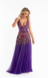 4 of 10 Primavera Couture 3728 Dress Purple