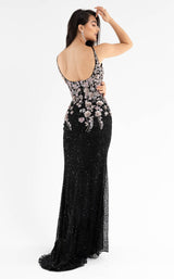 5 of 8 Primavera Couture 3730 Dress Black-Multi