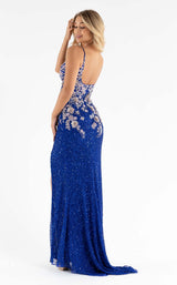 7 of 8 Primavera Couture 3730 Dress Royal-Blue