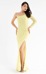 4 of 8 Primavera Couture 3732 Dress Yellow