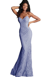 7 of 72 Jovani 37334 Navy