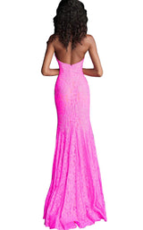 20 of 72 Jovani 37334 Fuchsia