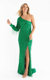 1 of 8 Primavera Couture 3739 Dress Emerald