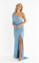 4 of 8 Primavera Couture 3739 Dress Powder-Blue