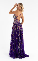 5 of 6 Primavera Couture 3740 Dress Purple