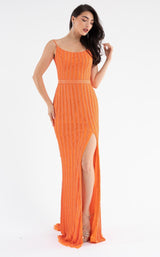 2 of 3 Primavera Couture 3743 Dress Orange