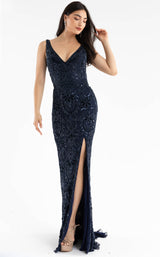 1 of 8 Primavera Couture 3745 Dress Midnight